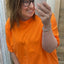 PS T-SHIRT ‘BASIC' | ORANJE