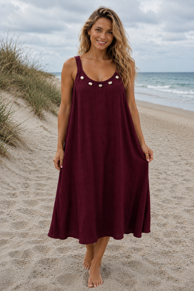 PS JURK 'GLITTER/KRALEN' | BORDEAUX