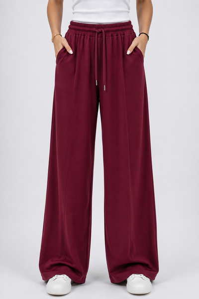 PS JOGGINGBROEK | DONKER ROOD