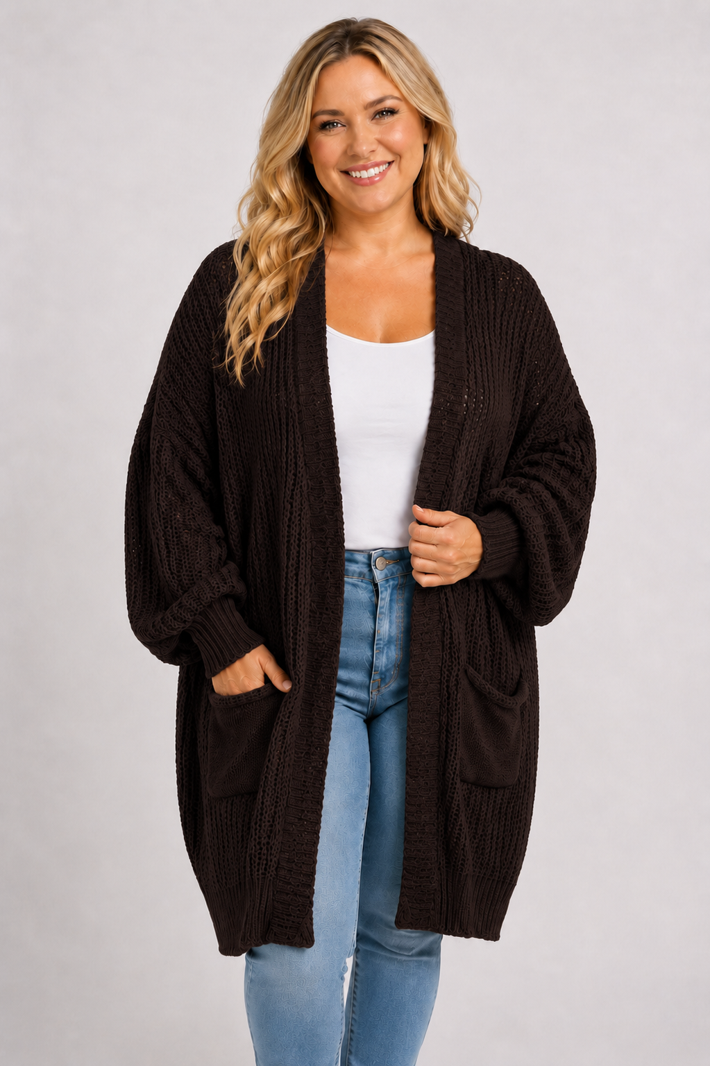 PS VEST 'POFMOUW' | CHOCO