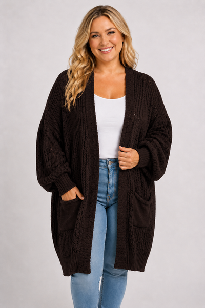 PS VEST 'POFMOUW' | CHOCO