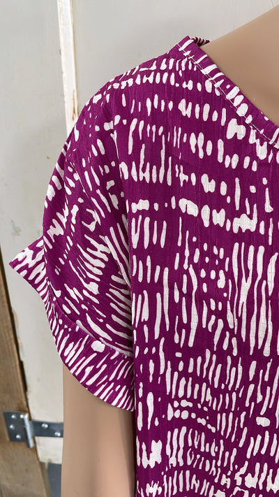 BLOUSE ‘MARINA’ | MAGENTA
