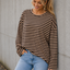 LONGSLEEVE 'STREPEN' | TAUPE