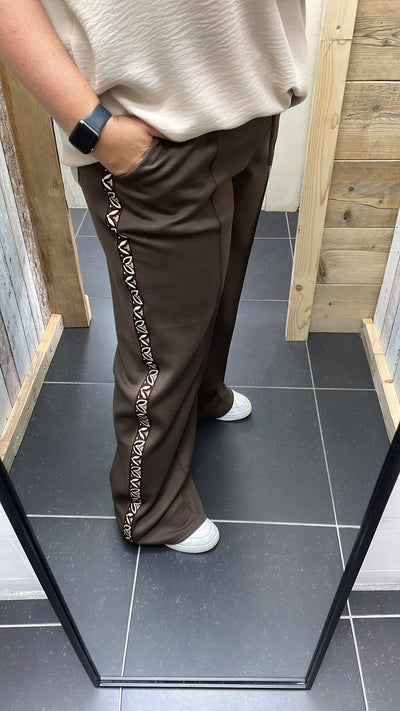 PS JOGGINGBROEK 'BIES' | BRUIN