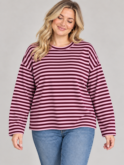 LONGSLEEVE 'STREPEN' | ROZE