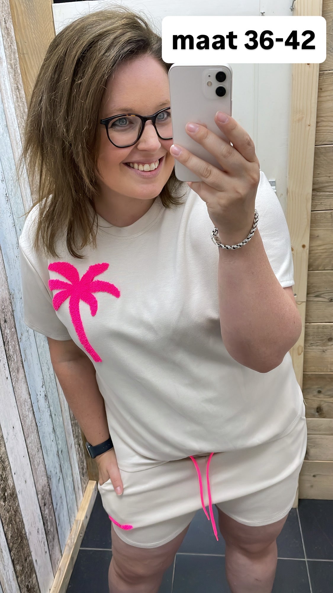 KM COMFY PAK 'PALMBOOM' | BEIGE