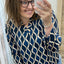 BLOUSE 'NANCY' | JEANSBLAUW