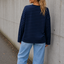 LONGSLEEVE 'STREPEN' | BLAUW