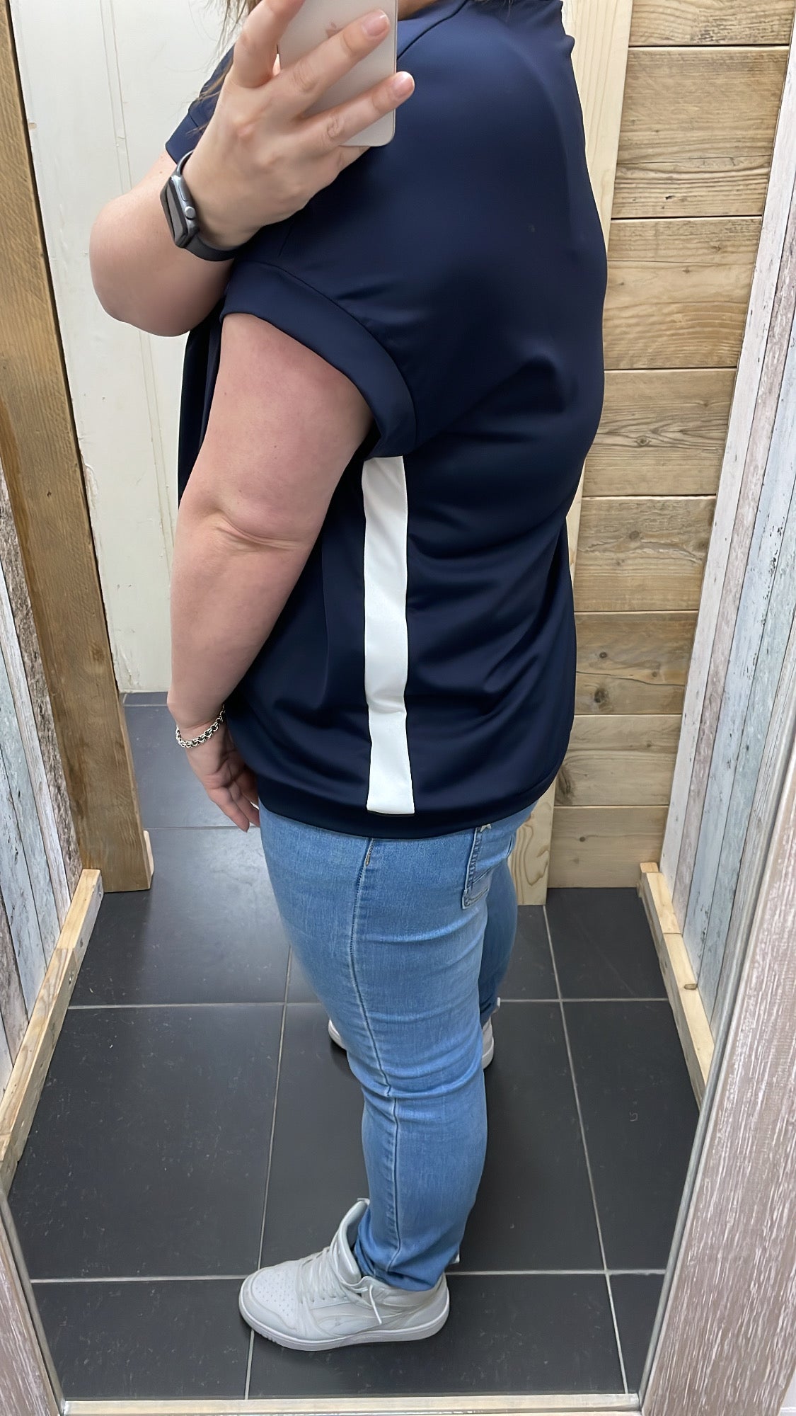 PS TOP 'BIES ZIJKANT' | NAVY