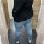 PS SWEATER 'ENJOY' | ZWART