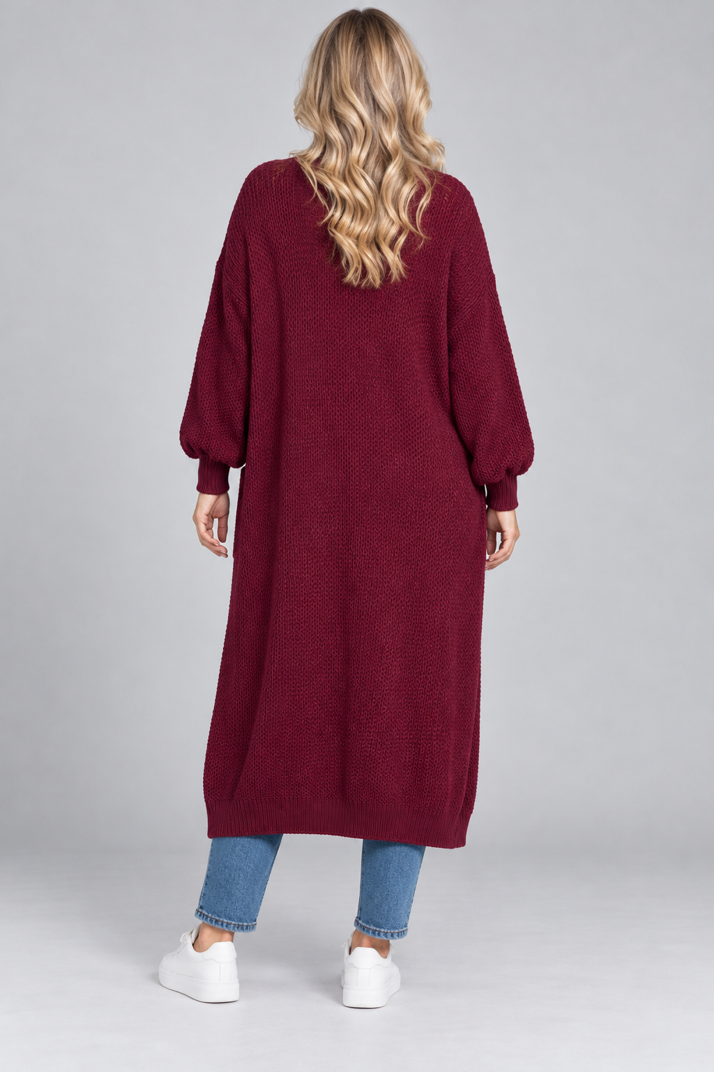 PS VEST LANG 'POFMOUW' | BORDEAUX