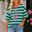TOP ‘LOBSTER STREPEN’ | TURQUOISE