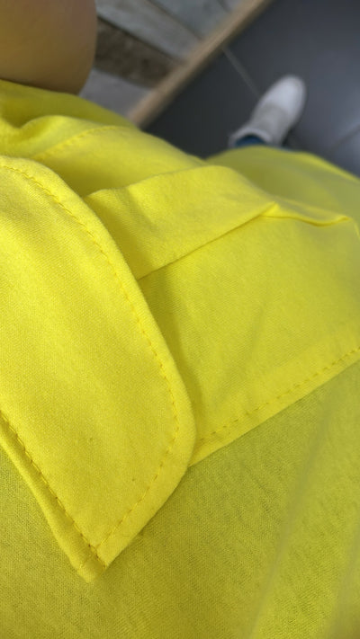 PS T-SHIRT ‘POCKET' | GEEL