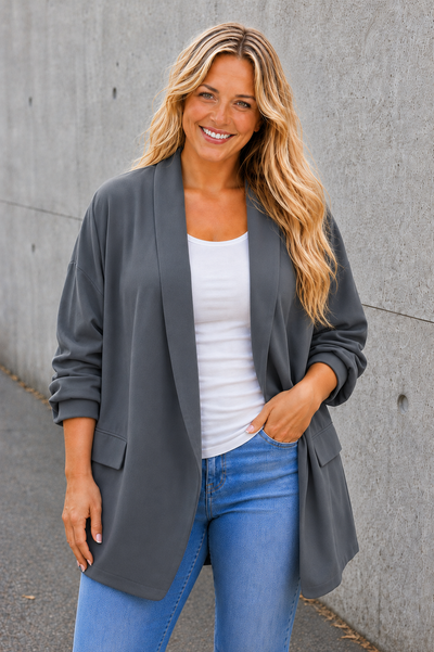 PS BLAZER | DONKERGRIJS