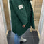 PS VEST 'TEDDY EMBLEEM' | DONKERGROEN