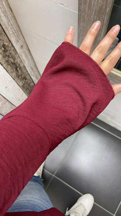 PS BLOUSE ‘TROMPETMOUW’ | BORDEAUX