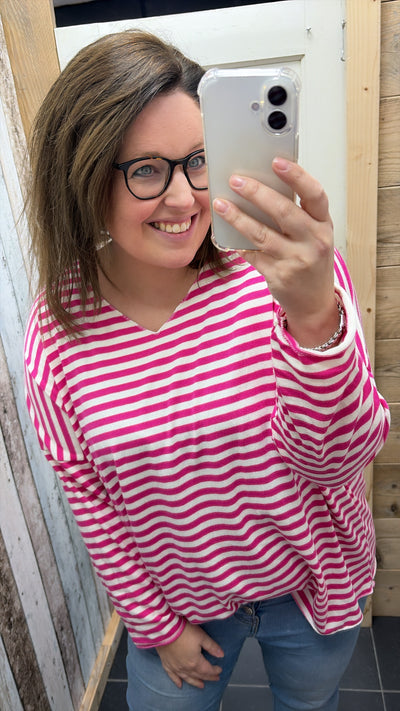 PS TOP 'STREPEN' | FUCHSIA