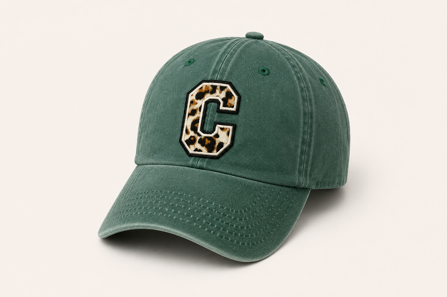 BASEBALLPET 'C' | DONKERGROEN