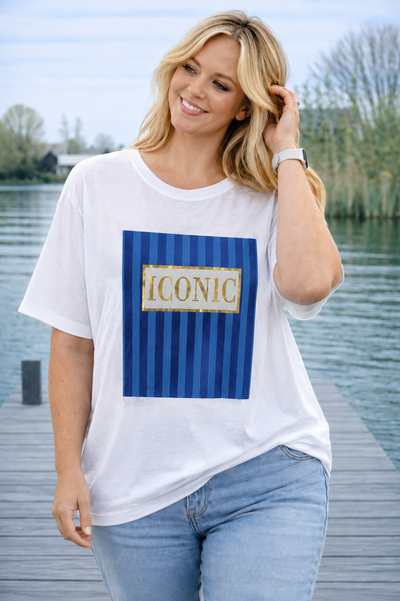 PS T-SHIRT 'ICONIC' | KOBALT