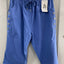 PS COMFY BROEK 'KORT KNOPEN' | BLAUW