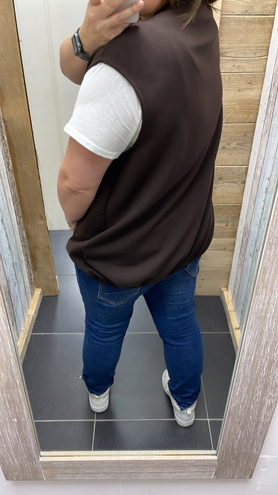 PS GILET 'SOFT' | DONKERBRUIN