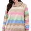 PS HOODIE 'RAINBOW' | BEIGE