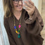 PS2 BLOUSE ‘KETTING’ | DONKERBRUIN
