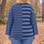 PS TOP 'HORIZONTAAL' | BLAUW