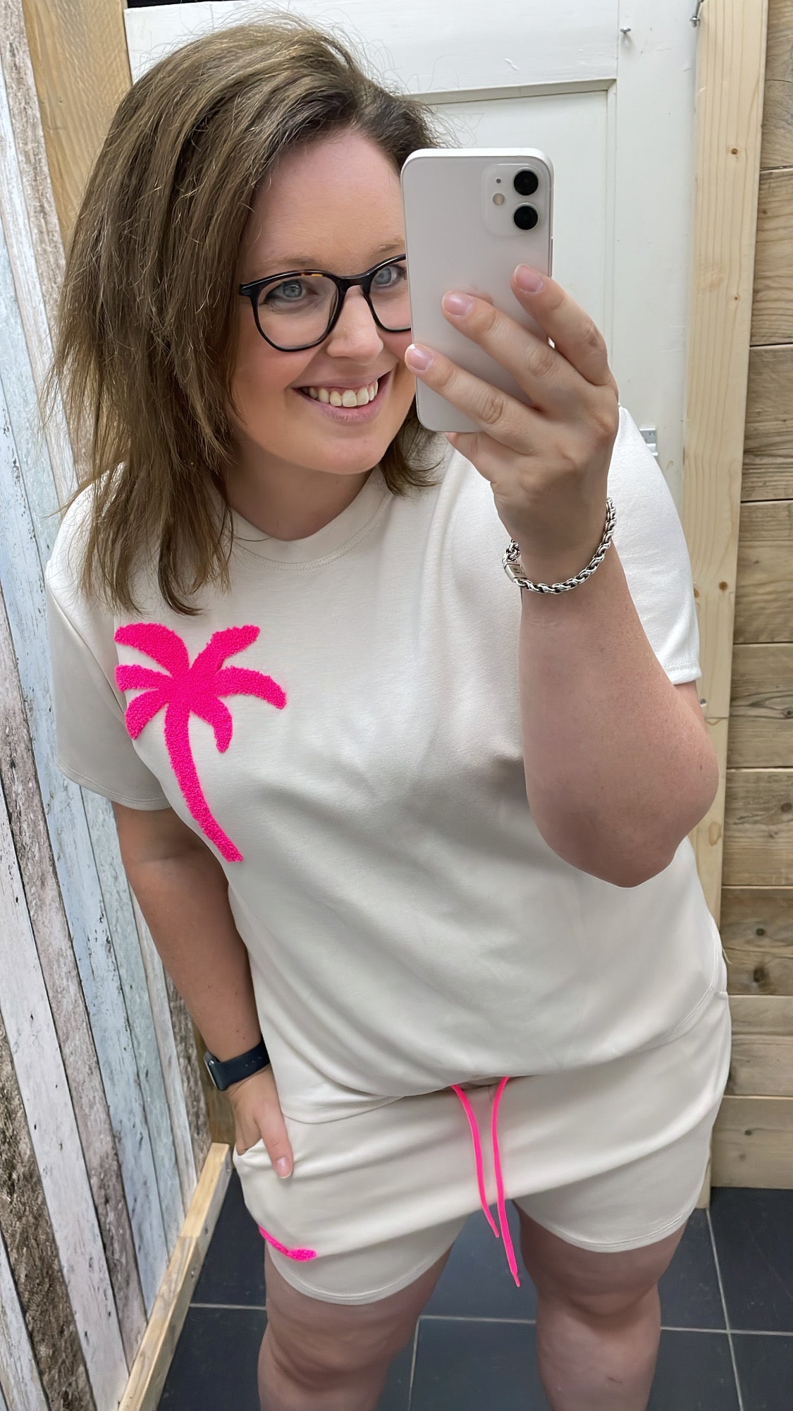 KM COMFY PAK 'PALMBOOM' | BEIGE