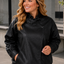 PS JAS 'LEATHERLOOK' | ZWART
