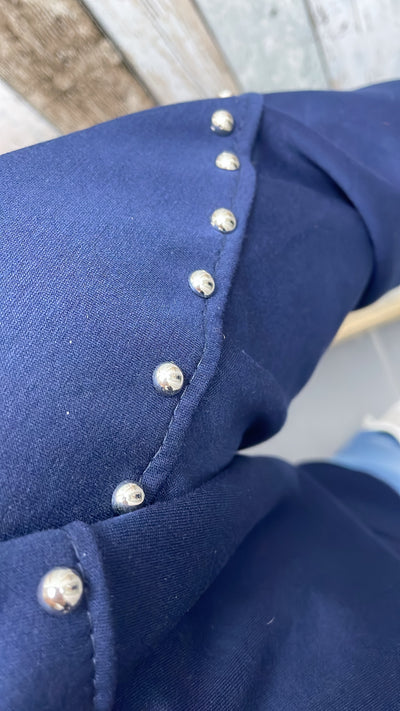 PS TRUI 'STUDS' | BLAUW