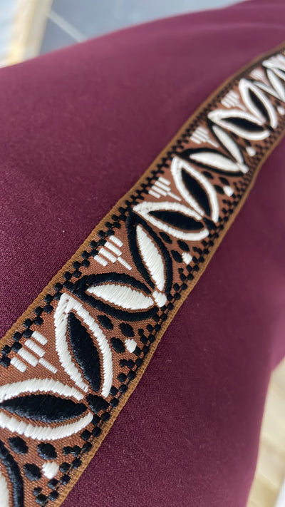 PS JOGGINGBROEK 'BIES' | BORDEAUX