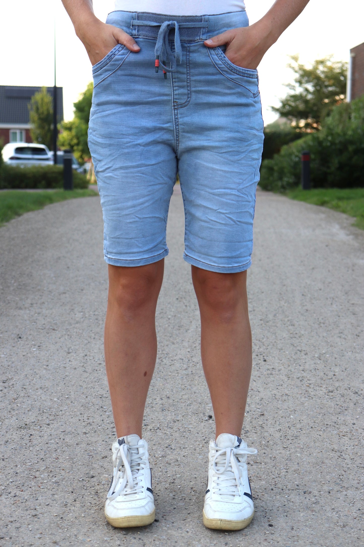 KAROSTAR KORTE BROEK 'KOORD' | JEANS