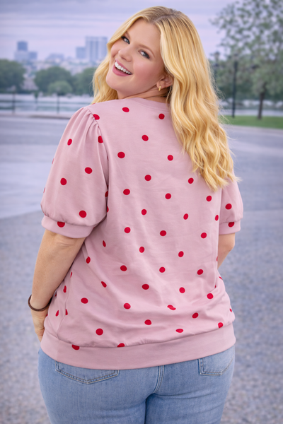 PS TOP 'DOTS' | ROZE