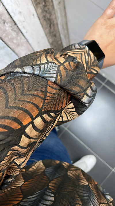 BLOUSE 'BLAD' | BRUIN