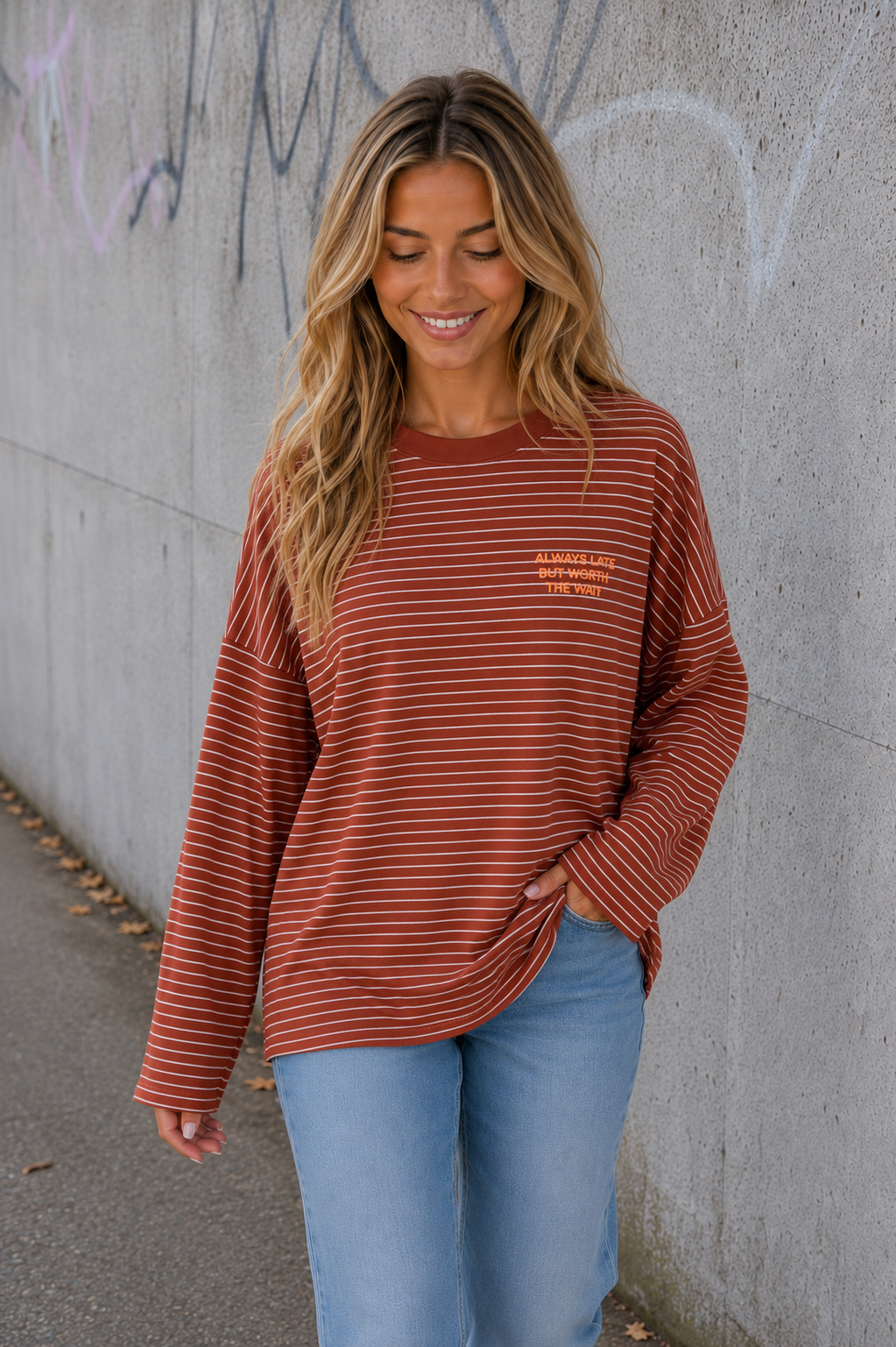 LONGSLEEVE 'ALWAYS LATE' | CAMEL