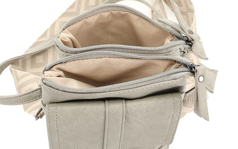 KLEINE TAS 'TYLER' | LICHTGROEN