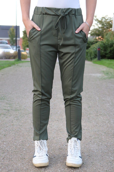 TRAVELSTOF BROEK 'BIES' | ARMY