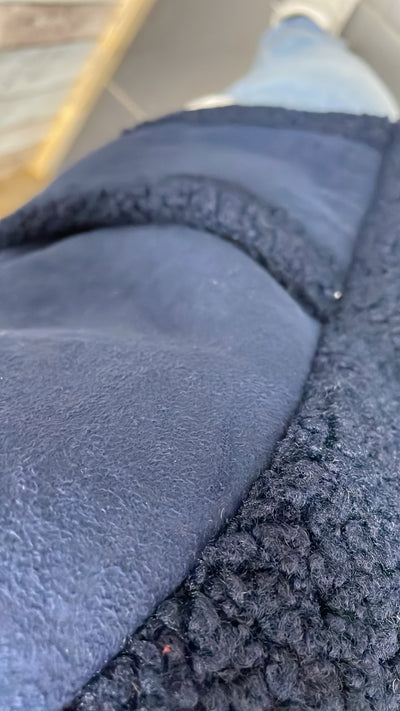 GILET 'SUEDELOOK' | JEANSBLAUW