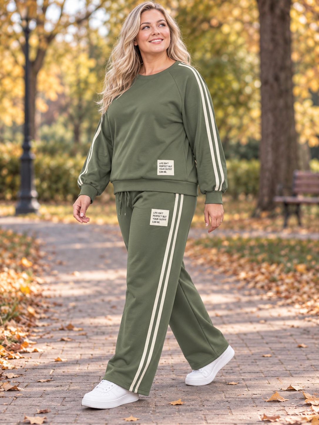 PS COMFY PAK 'EMBLEEM WIDELEG' | ARMY