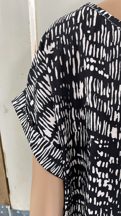 BLOUSE ‘MARINA’ | ZWART