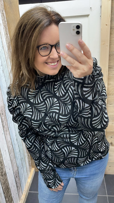 BLOUSE 'POFFIE' | ZILVER