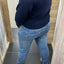 SWEATER 'NY CAPUCHON' | DONKERBLAUW