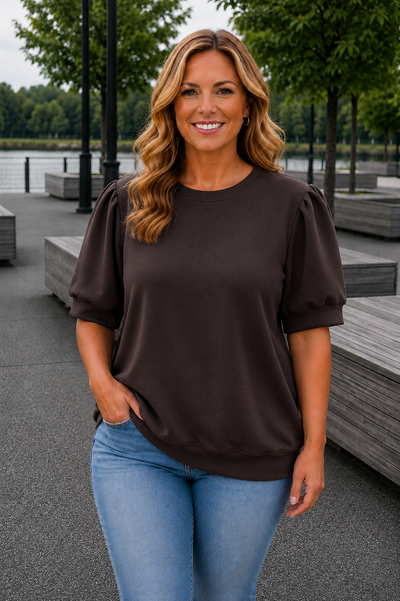 PS TOP ‘POFMOUW' | DONKERBRUIN