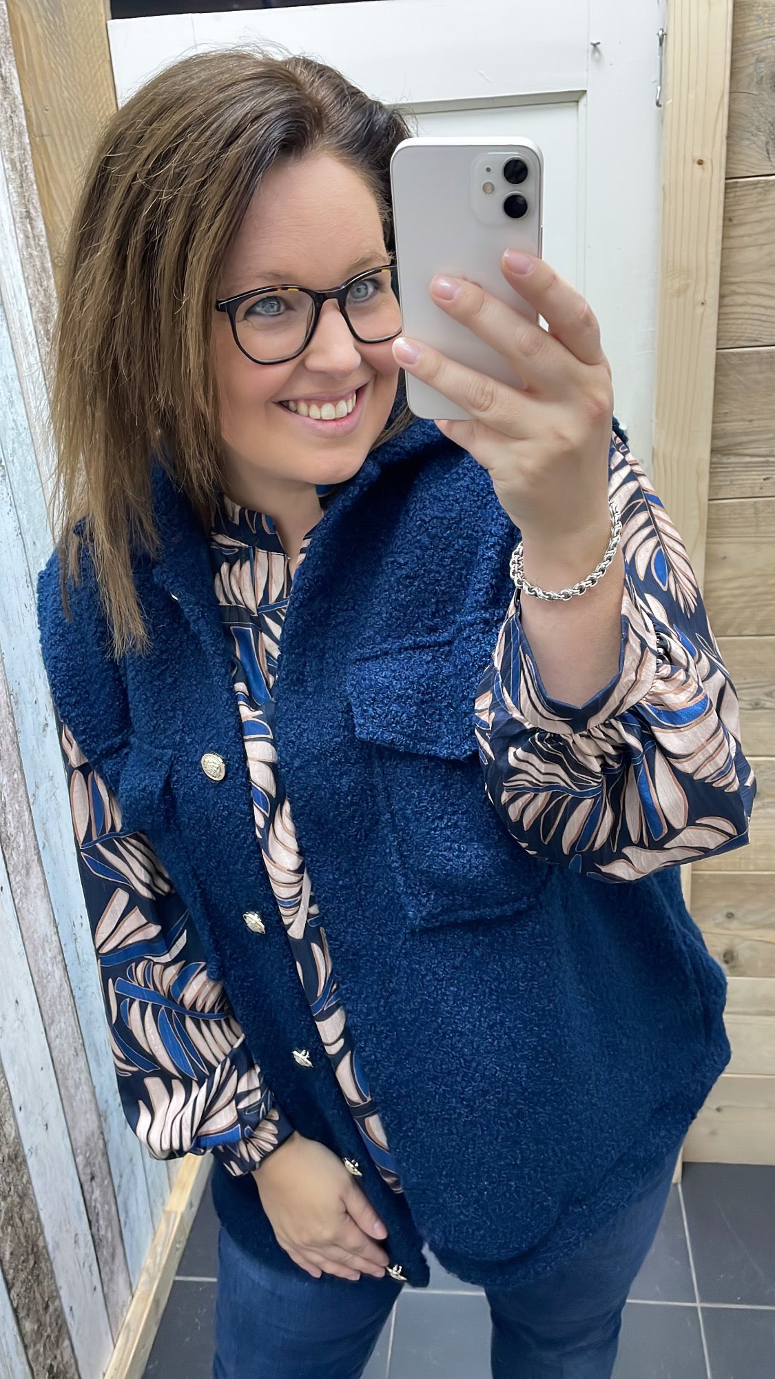 PS BLOUSE ‘ROSE’ | BLAUW