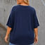 PS TOP V-HALS 'POCKET' | NAVY
