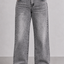GOODIES 'WIDE LEG' | GEMELEERD GRIJS