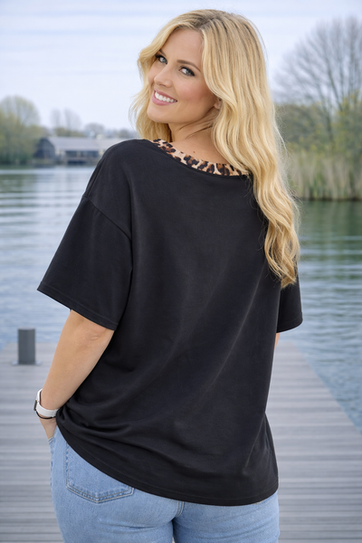 PS TOP ‘SAINT-TROPEZ' | ZWART