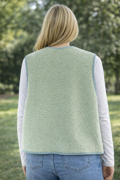 GILET 'SPRING' | MINTGROEN