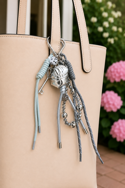 TASSENHANGER 'ROOS' | ZILVER